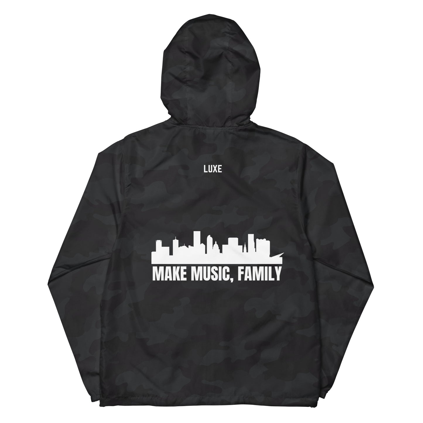 Sonder Luxe "Make Music, Family" Zip Up Windbreaker