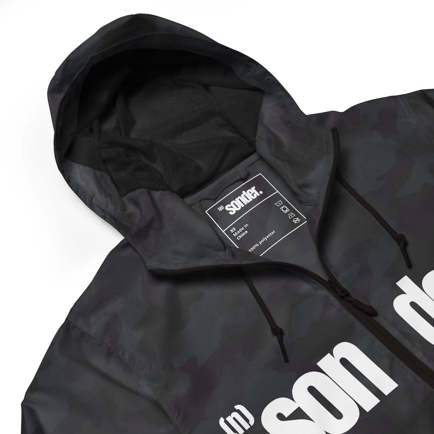 Sonder Luxe "Make Music, Family" Zip Up Windbreaker