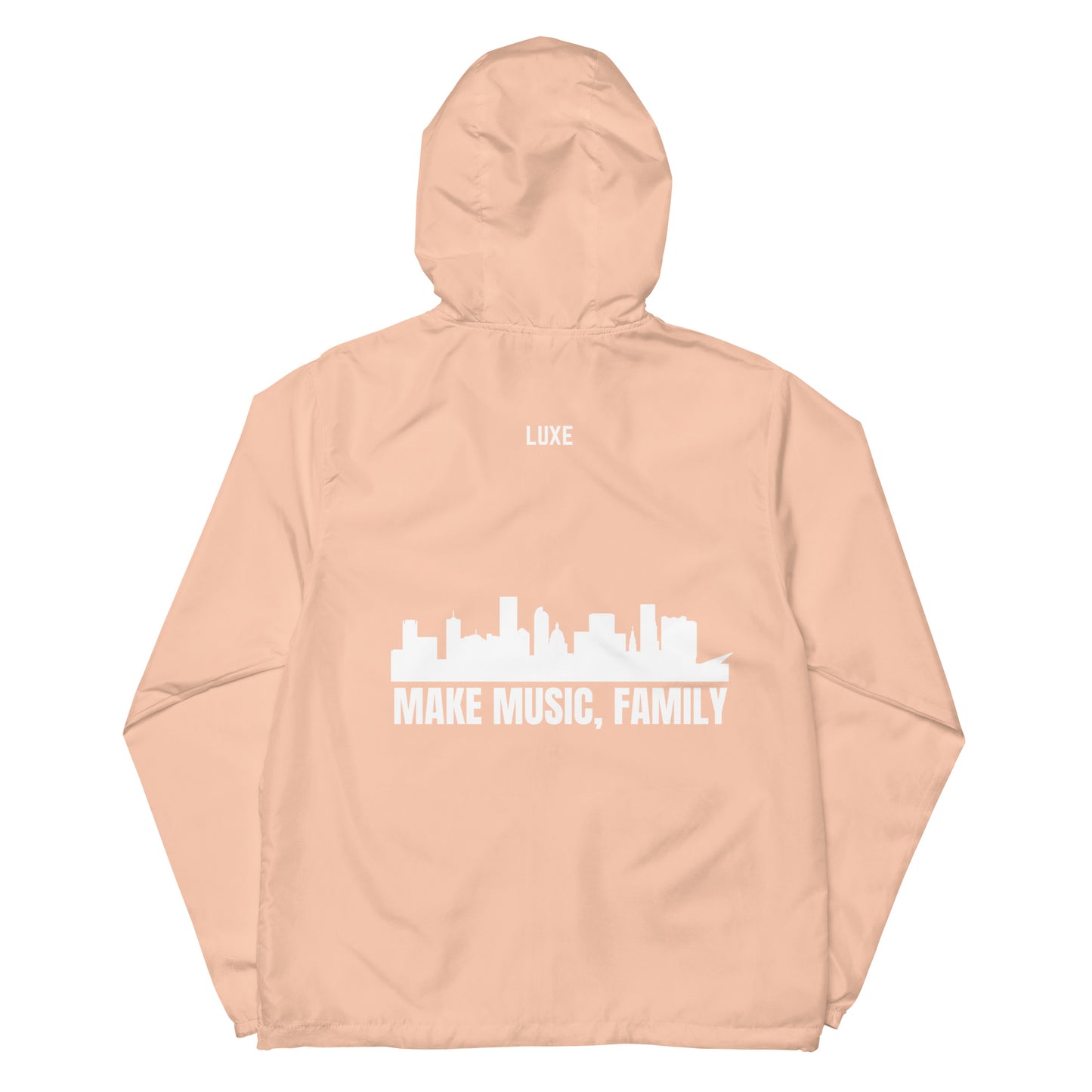 Sonder Luxe "Make Music, Family" Zip Up Windbreaker