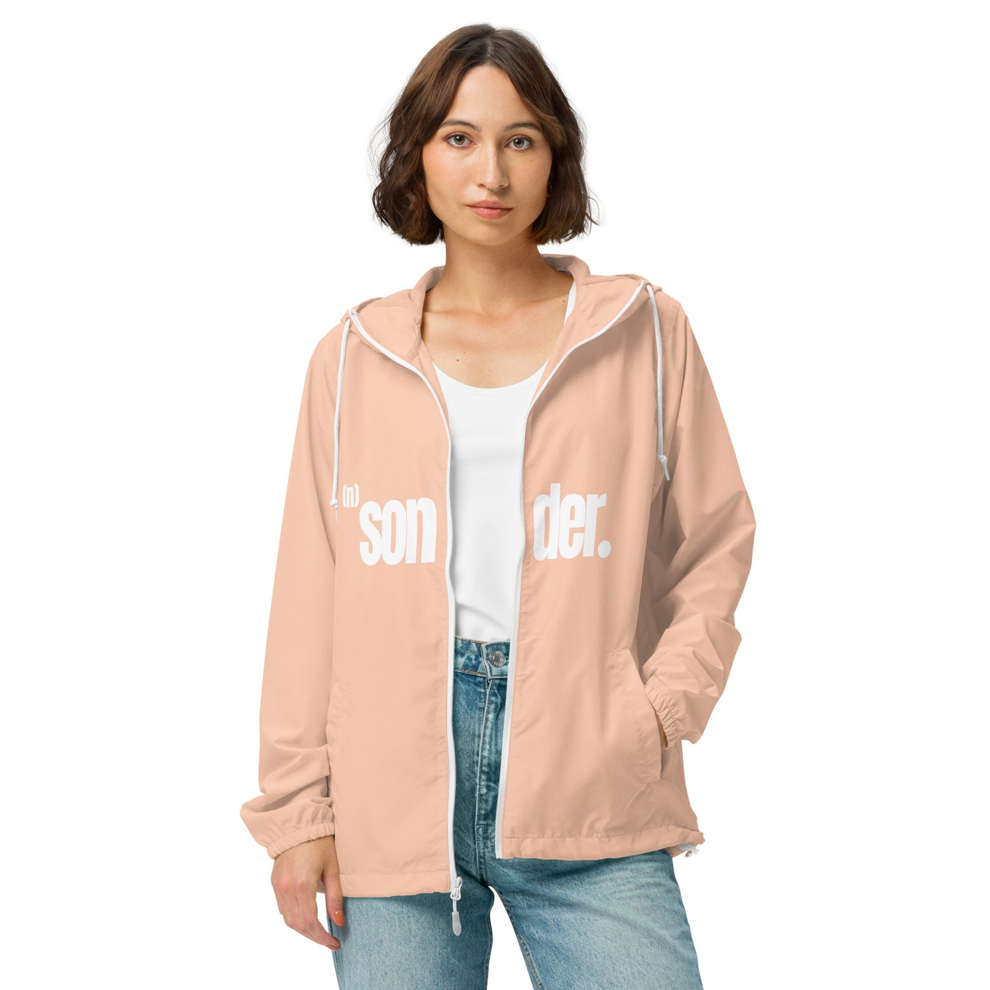 Sonder Luxe "Make Music, Family" Zip Up Windbreaker