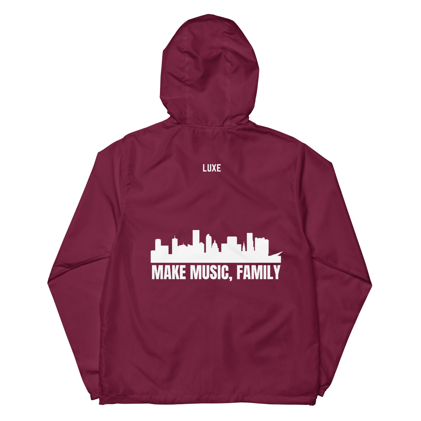 Sonder Luxe "Make Music, Family" Zip Up Windbreaker