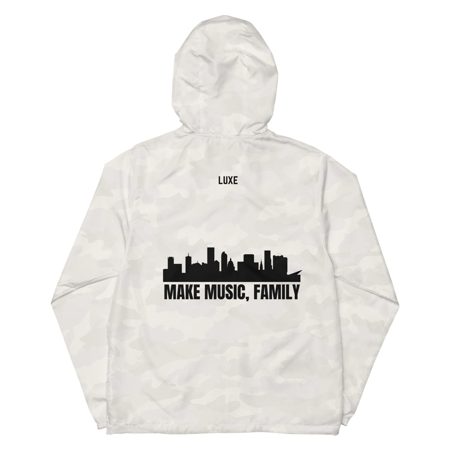 Sonder Luxe "Make Music, Family" Zip Up Windbreaker