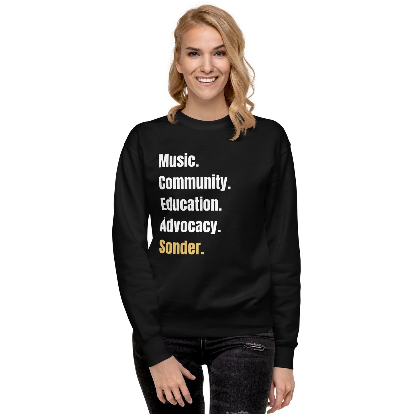 Sonder Values Crew Neck Sweatshirt