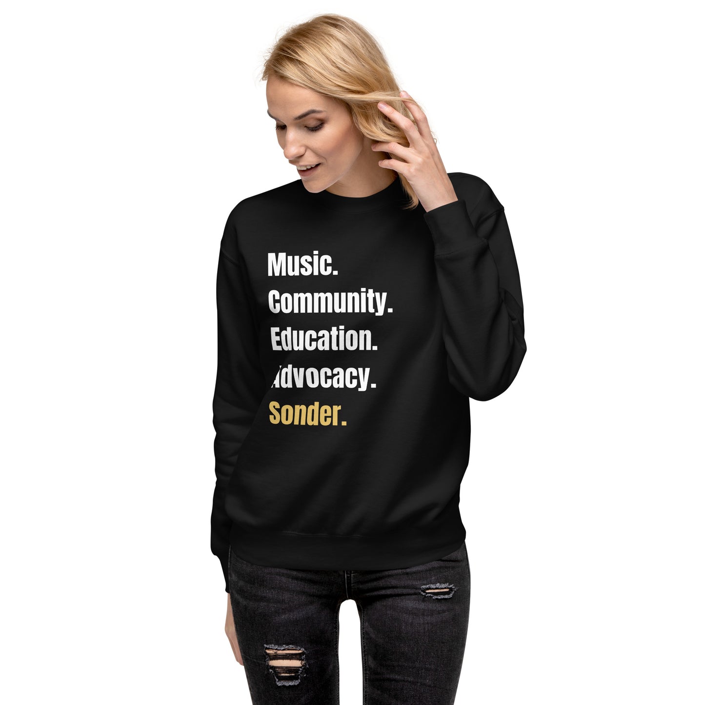 Sonder Values Crew Neck Sweatshirt