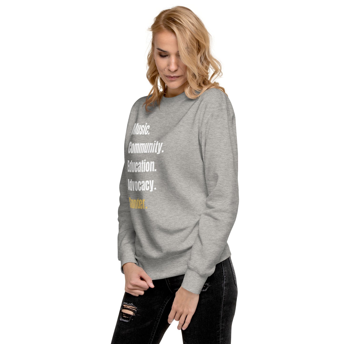 Sonder Values Crew Neck Sweatshirt