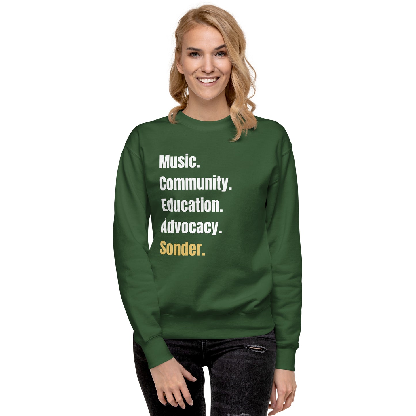 Sonder Values Crew Neck Sweatshirt