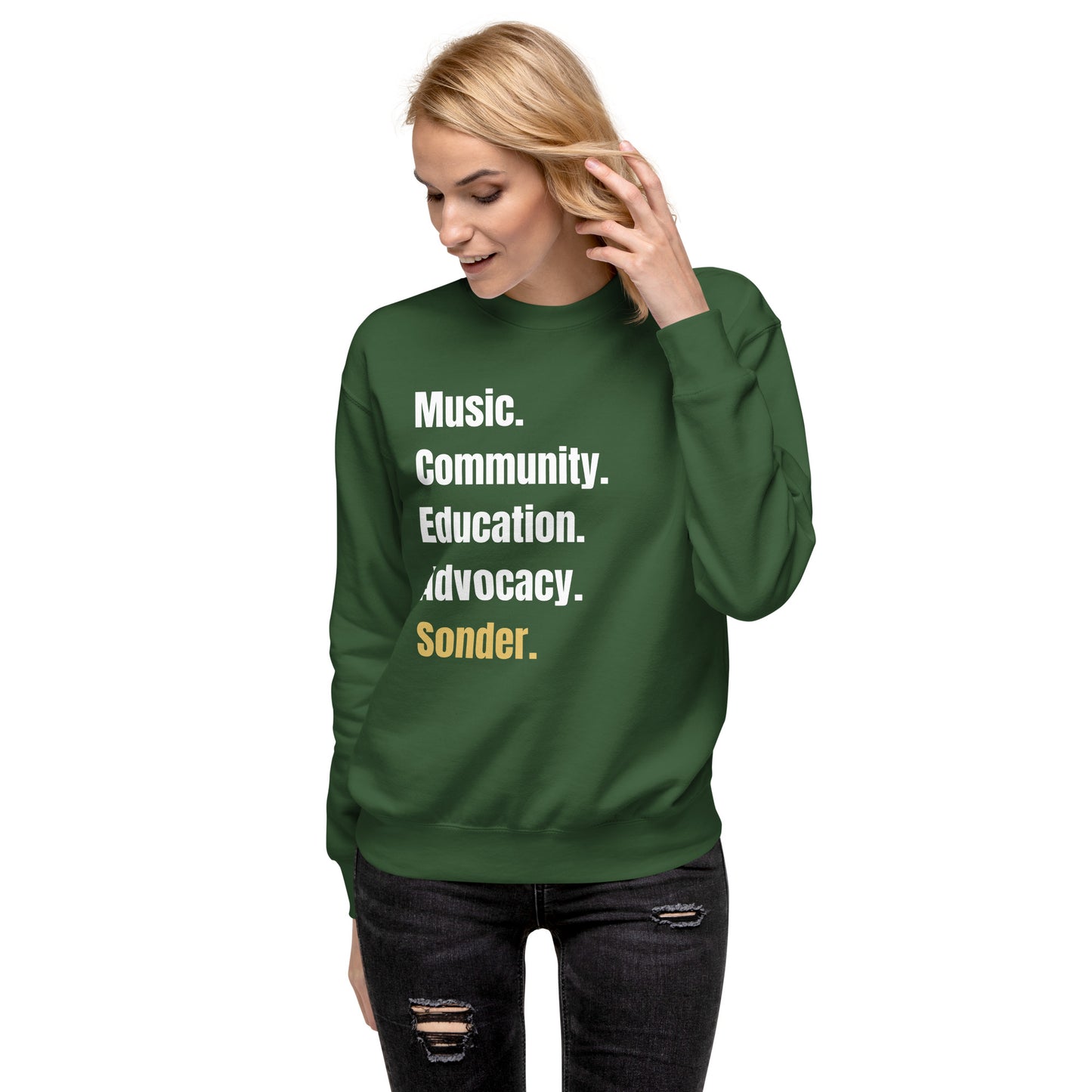 Sonder Values Crew Neck Sweatshirt