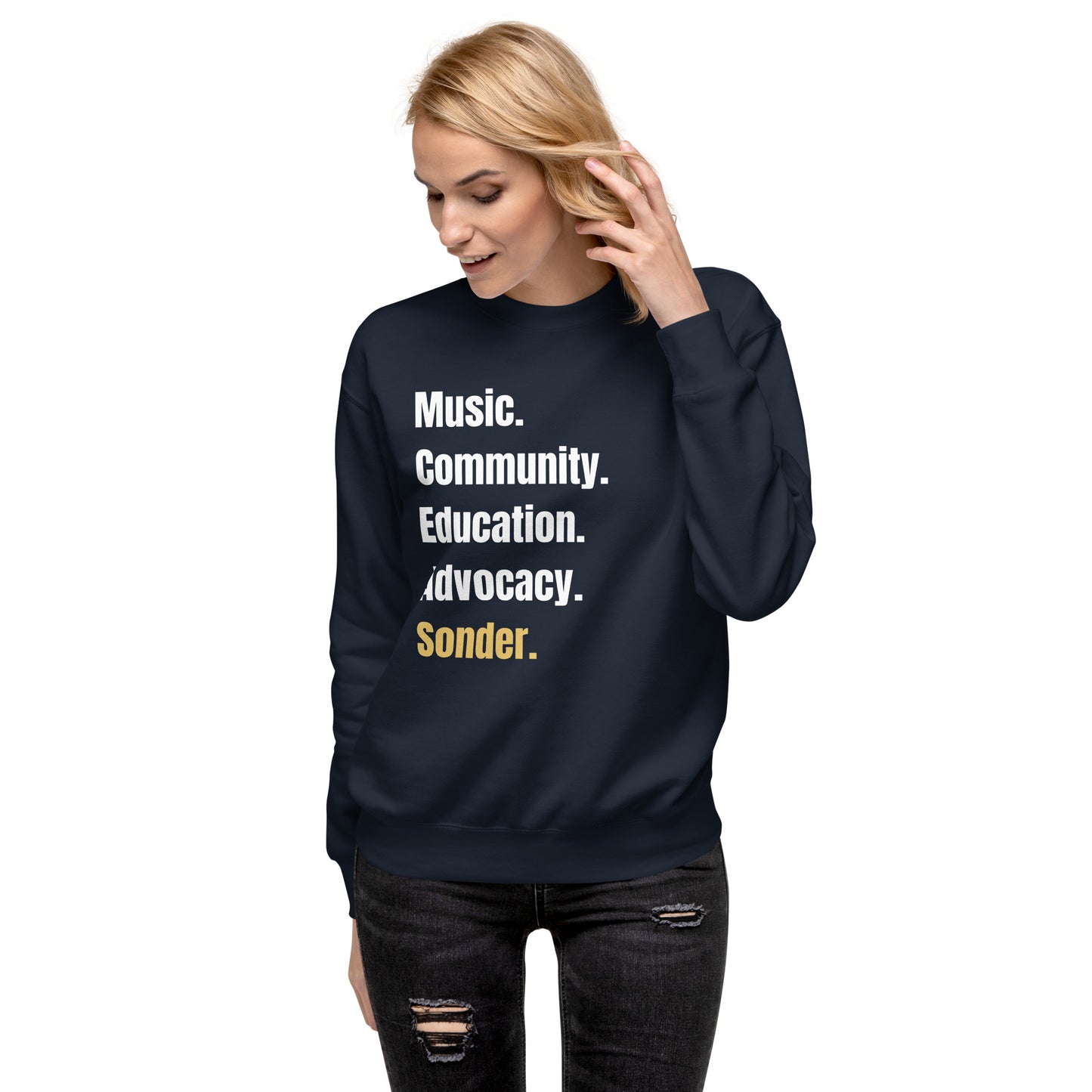 Sonder Values Crew Neck Sweatshirt