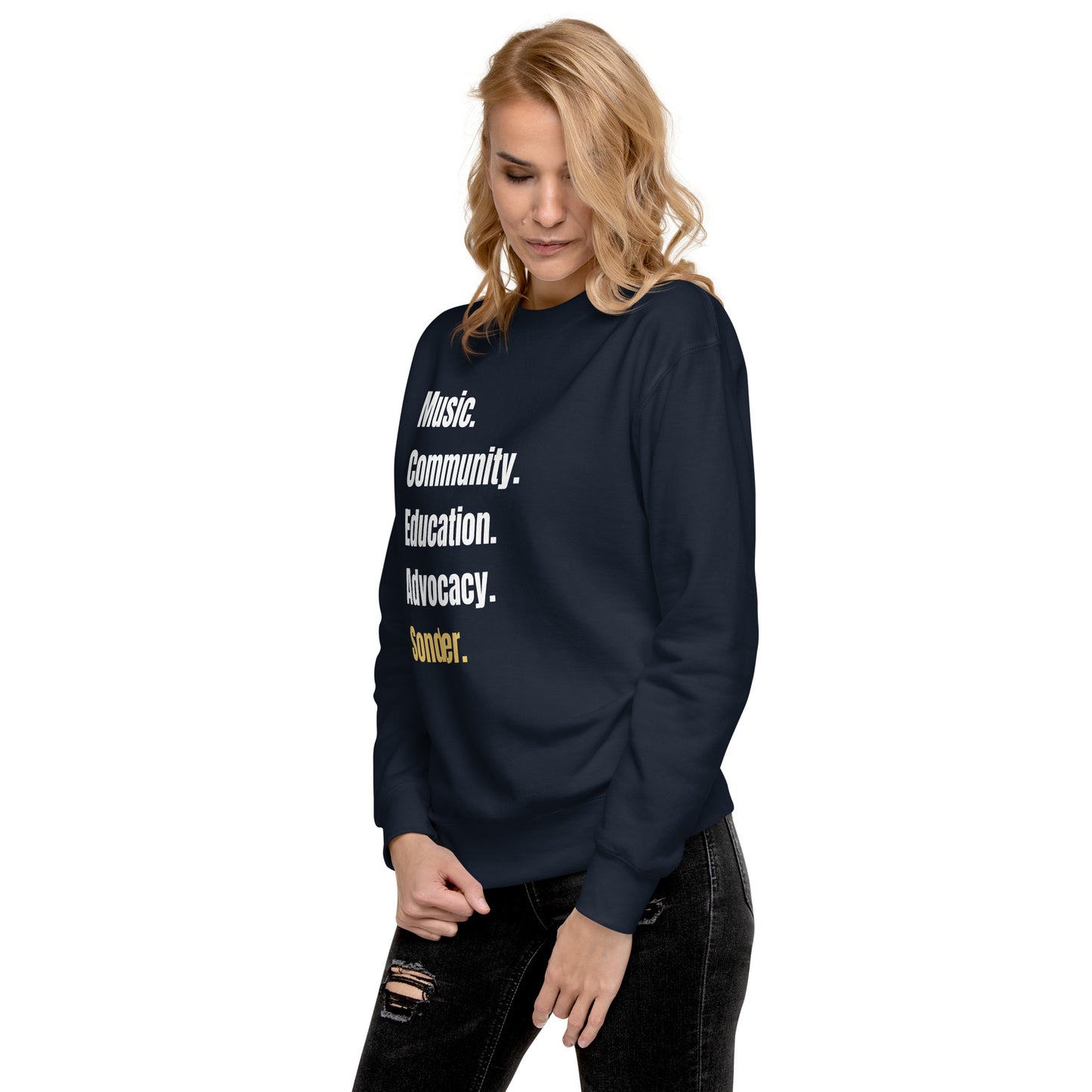 Sonder Values Crew Neck Sweatshirt