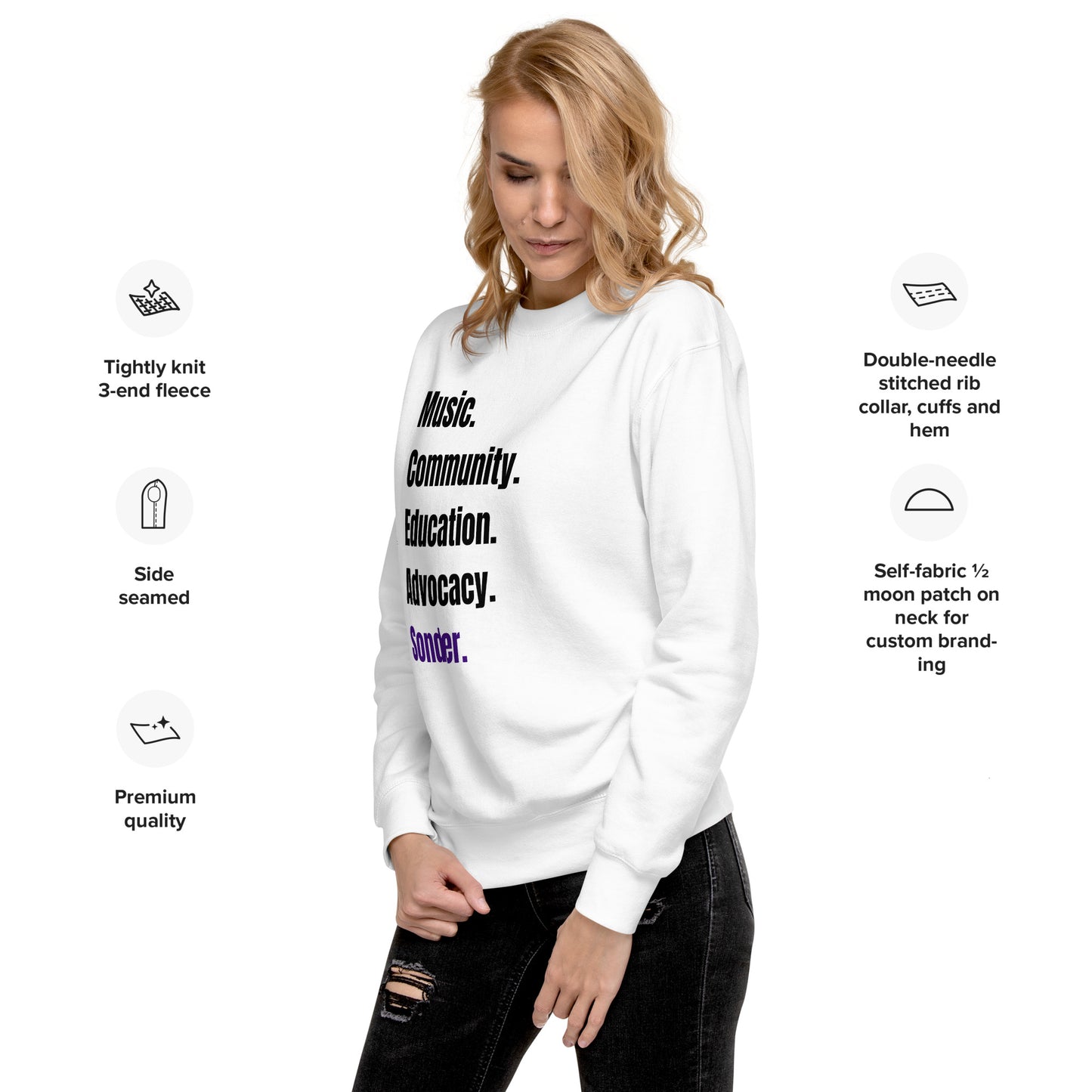 Sonder Values Crew Neck Sweatshirt